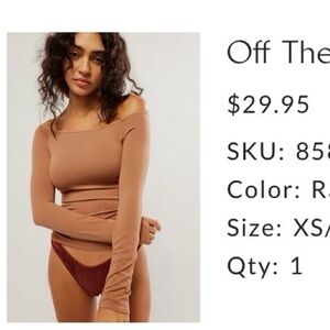 FP Off The Shoulder Long Sleeve